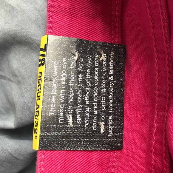 dELiA’s Taylor Styled Pink Straight Jeans - Picture 5 of 8